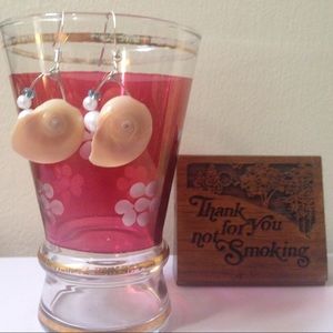 HAND MADE seashell earrings